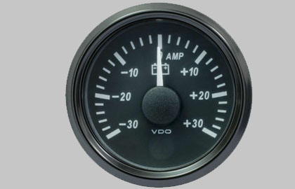 SingleViu Ammeter 30A Gauge